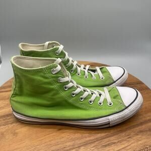 Converse All Star Chuck Taylor Shoes Mens Size 10 Green Hi Tops Skate Sneakers